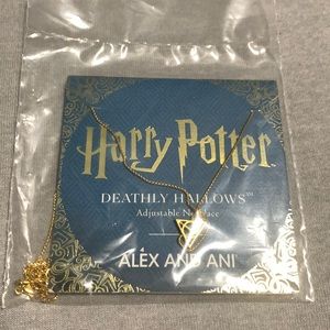 NEW NEVER BEEN WORN Alex and Ani deathly hallows charm necklace